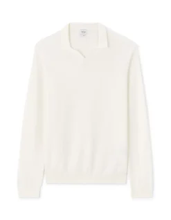100% katoenen polokraagtrui - beige