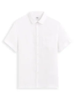 100% linnen hemd regular fit - wit