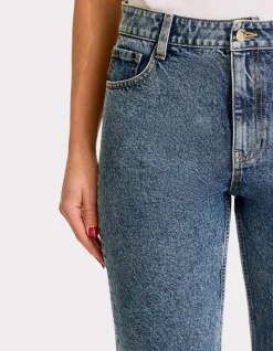 7/8 rechte jeans - blauw