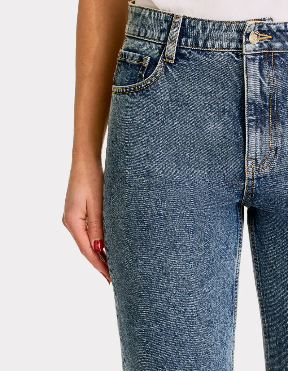 7/8 rechte jeans - blauw