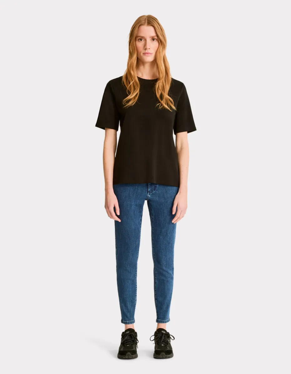 7/8 skinny jeans - donkerblauw