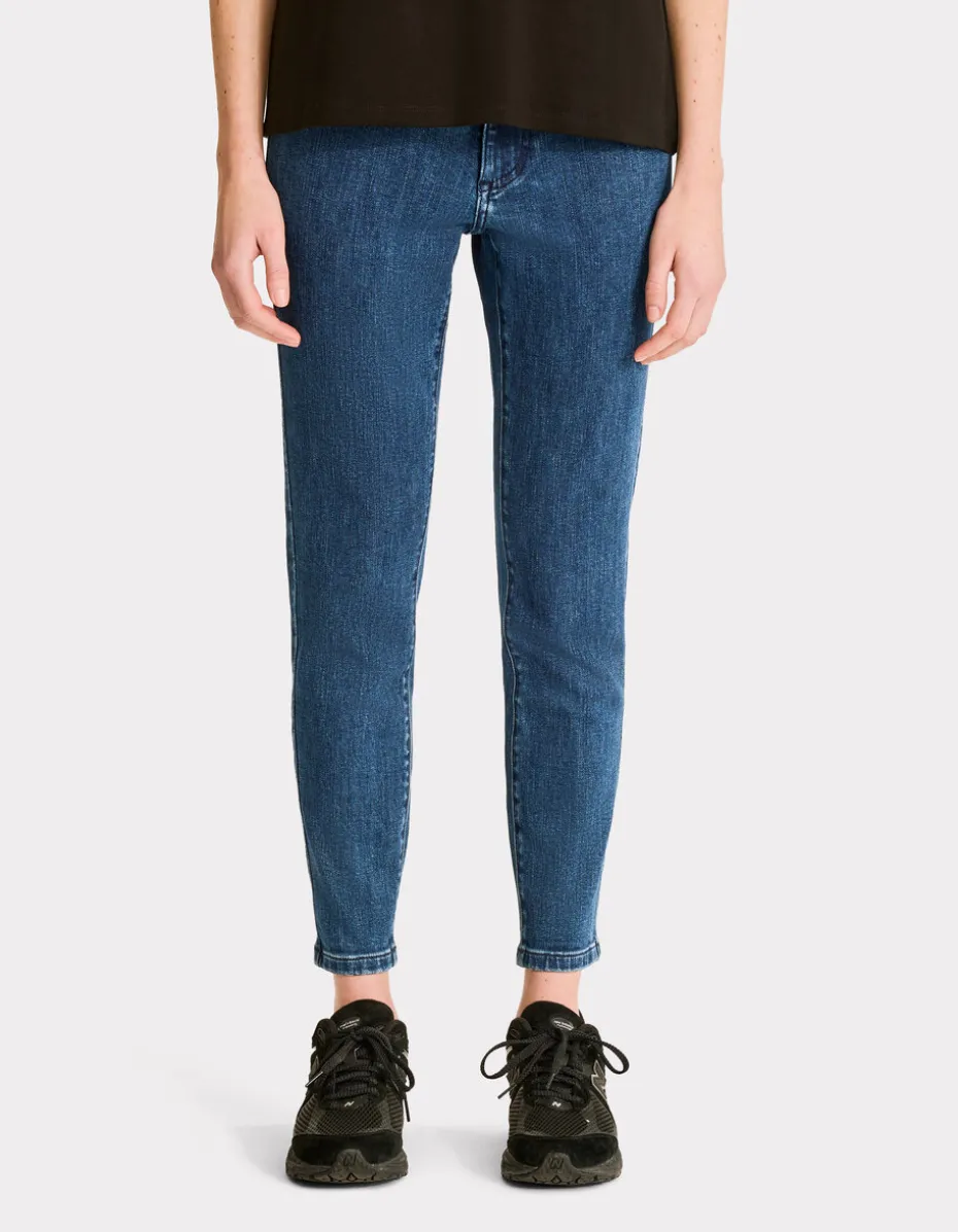 7/8 skinny jeans - donkerblauw