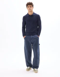 Baggy carpenterbroek 100% katoen - raw