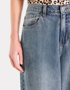 Baggy jeans - gebleekt