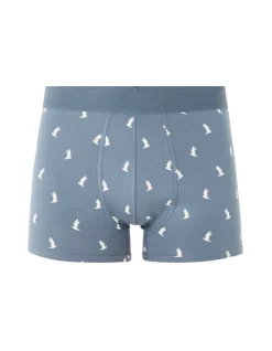 Bedrukte boxershorts - lichtblauw