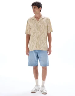 Beige camouflage shirt