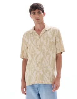 Beige camouflage shirt