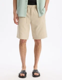 Bermuda 100% katoen - beige