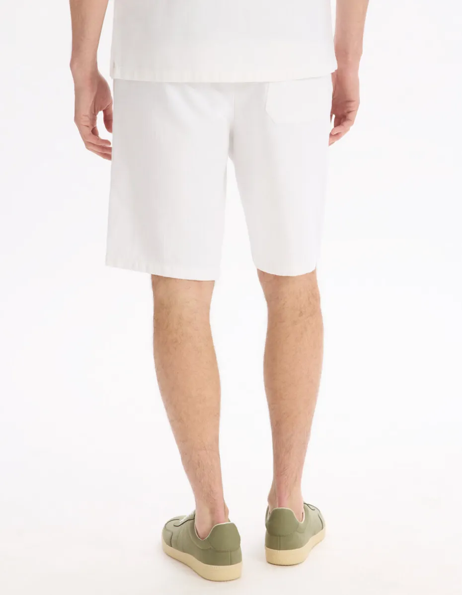Bermuda 100% katoen - beige