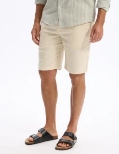 Bermuda 100% katoen - beige
