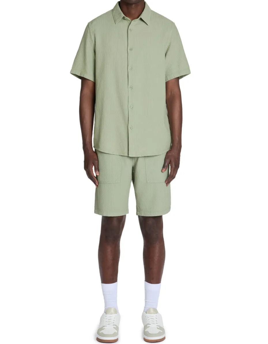 Bermuda 100% katoen - groen