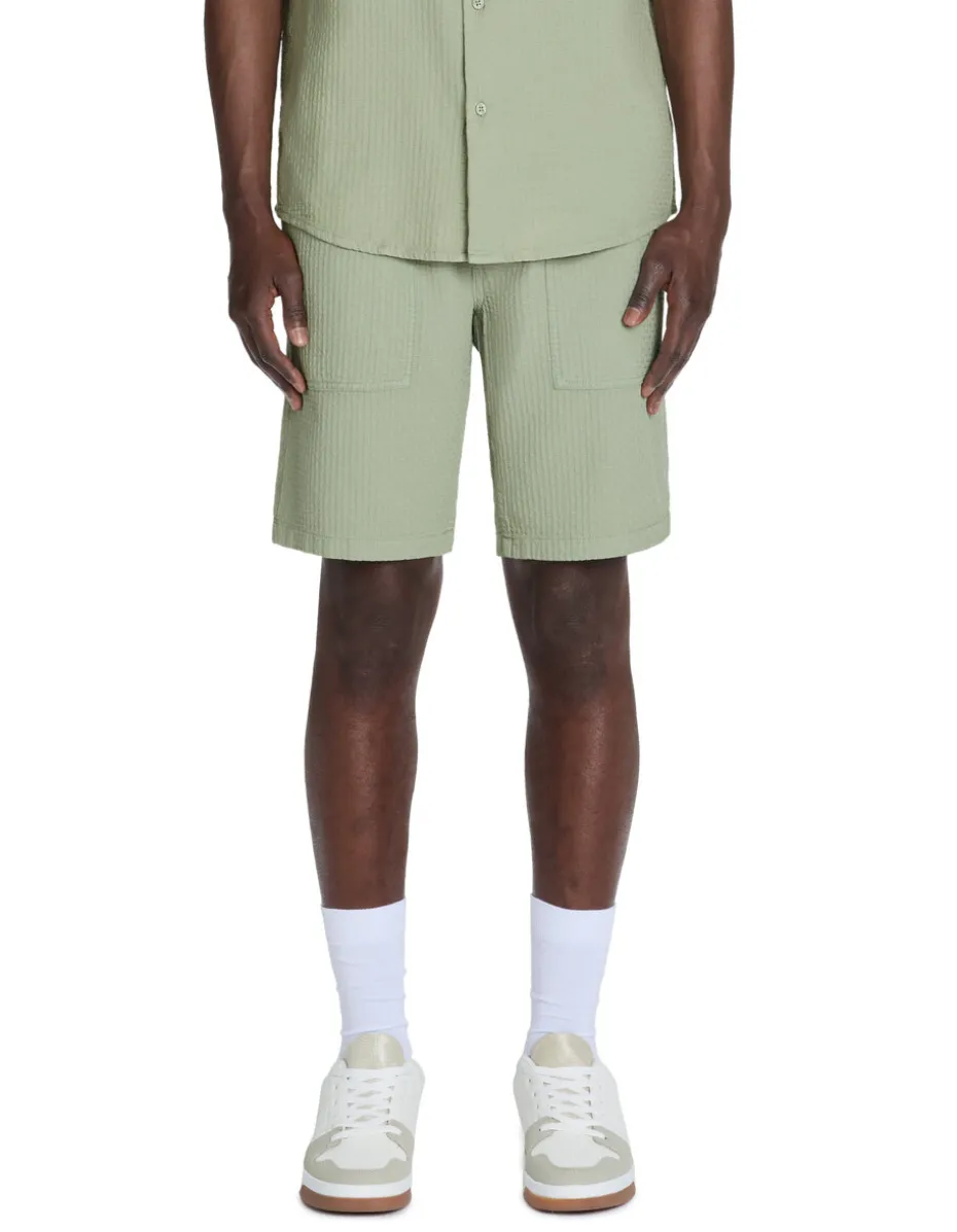 Bermuda 100% katoen - groen