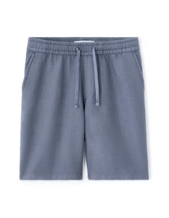 Bermuda 100% katoen canvas - blauw