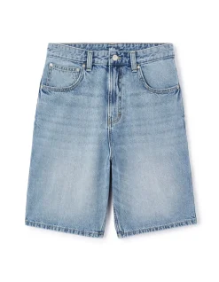 Bermuda baggy en jeans - lichtblauw