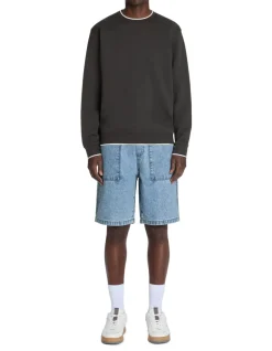 Bermuda recht en jeans - lichtblauw