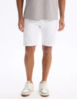 Bermuda recht en jeans - wit
