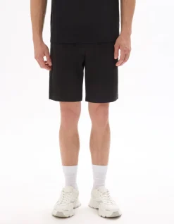 Bermuda regular fit gemengd katoen - zwart