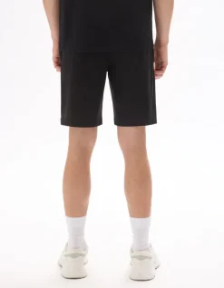 Bermuda regular fit gemengd katoen - zwart