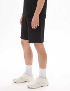 Bermuda regular fit gemengd katoen - zwart