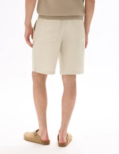 Bermuda TENCEL™ Lyocell en linnenmix - beige