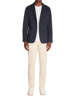 Blazer slim - marineblauw
