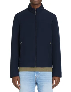 Blouson met opstaande kraag - marine