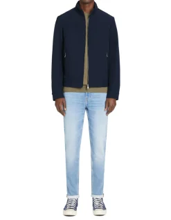 Blouson met opstaande kraag - marine