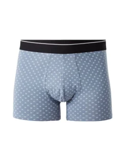 Boxer met micropatronen - grijs
