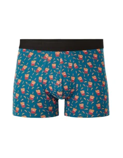 Boxershorts met patronen - blauw