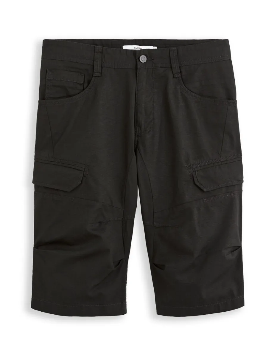 Cargo short van 100% katoen - zwart