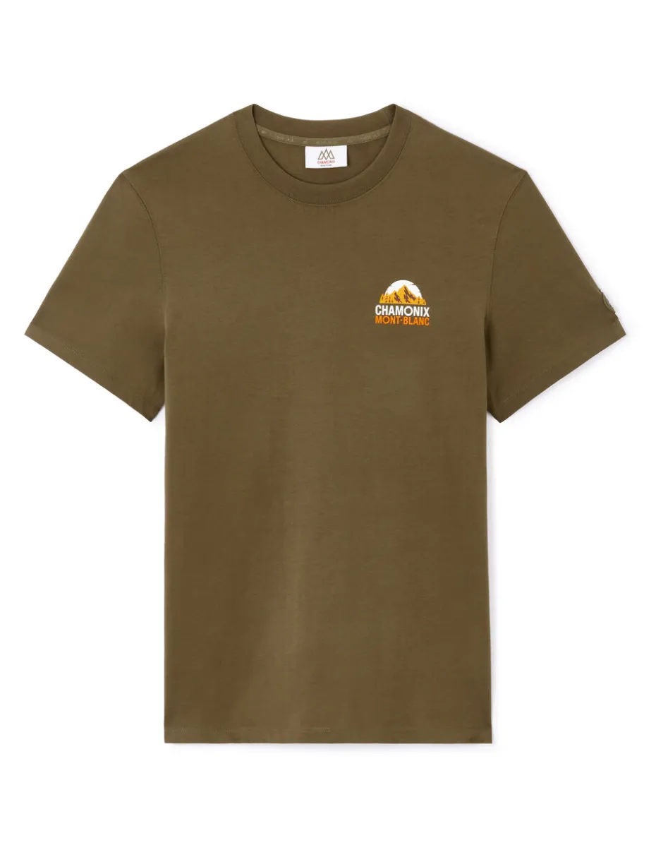 Chamonix-Mont-Blanc - kaki T-shirt
