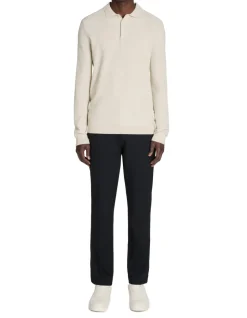 Chino rechte stretch - zwart