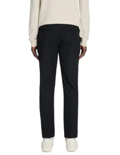 Chino rechte stretch - zwart