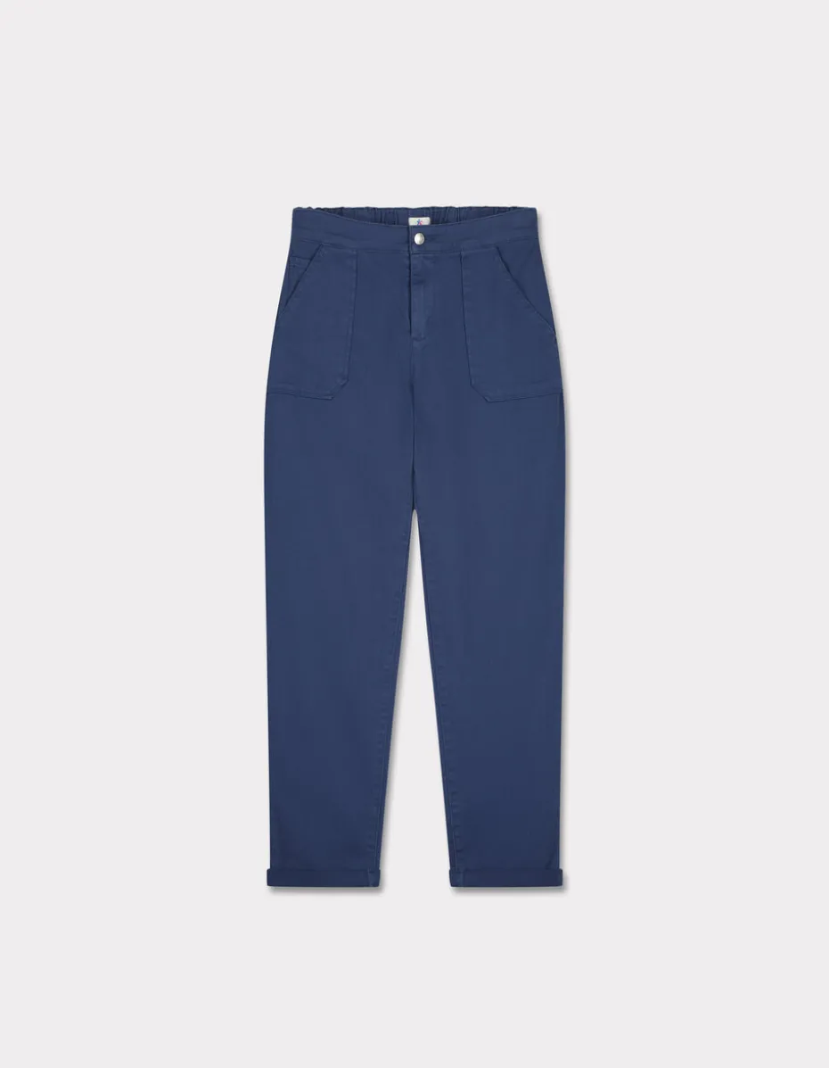 Comfort chino met elastische taille -