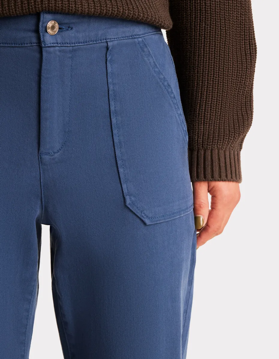 Comfort chino met elastische taille -