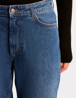 Comfort straight jeans - blauw
