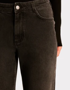 Comfort straight jeans - grijs