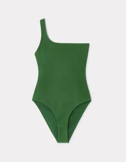Eendelig badpak - Groen
