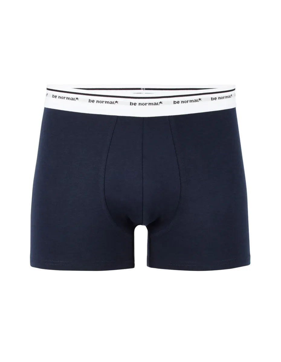 Effen marineblauwe boxershorts
