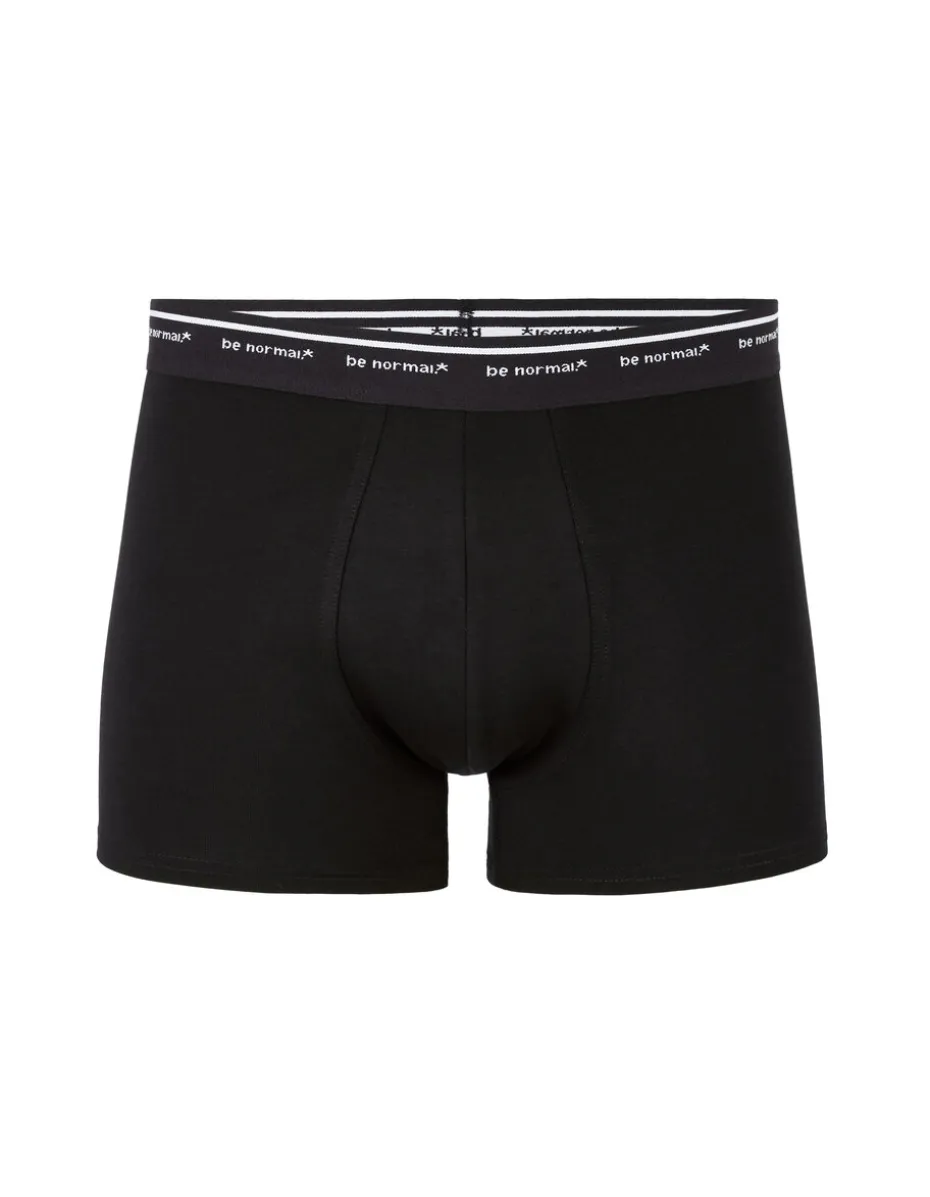 Effen zwarte boxershorts