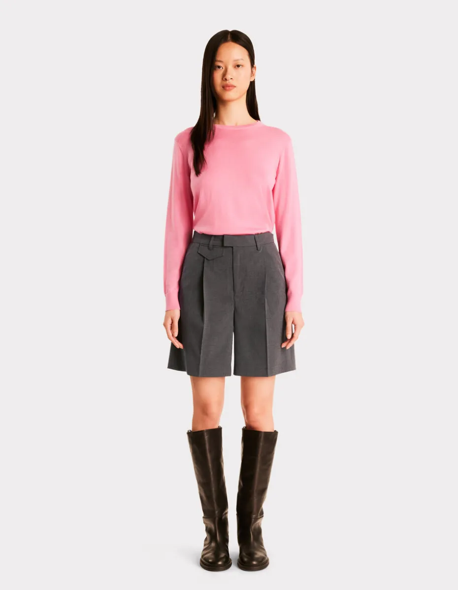 Elegante Bermuda shorts - grijs