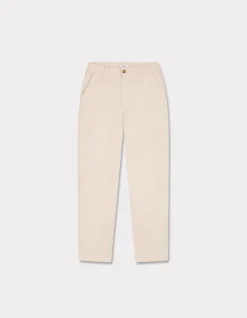 Enkellange chinobroek - beige