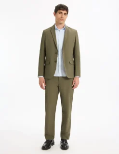 Extra slim fit overhemd stretch katoen - lichtblauw