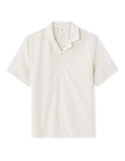 Fil-à-fil hemd regular fit 100% katoen - blauw