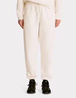 Fleece joggingbroek - beige