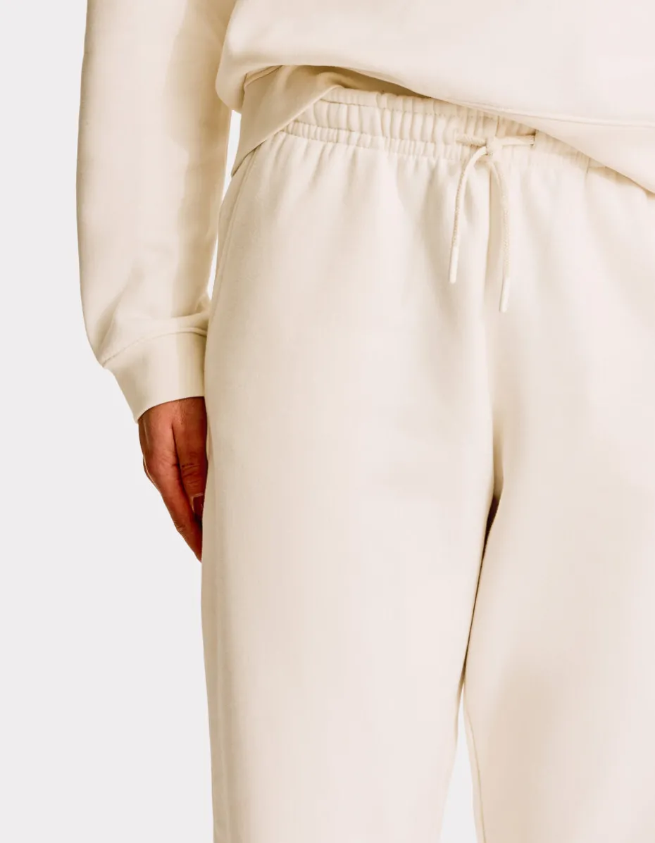 Fleece joggingbroek - beige