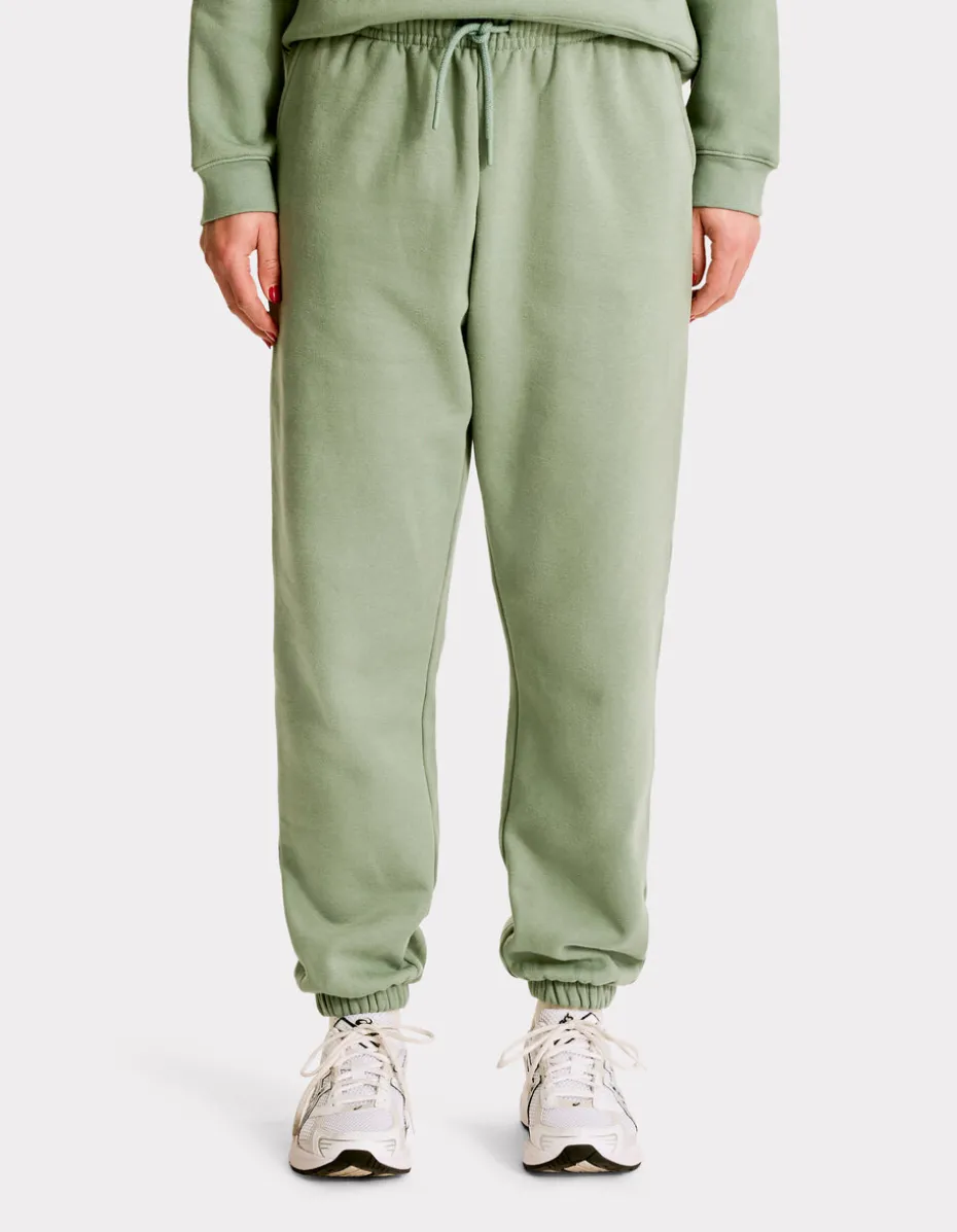 Fleece joggingbroek - groen