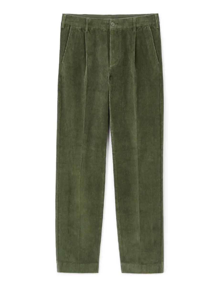 Fluwelen broek - kaki