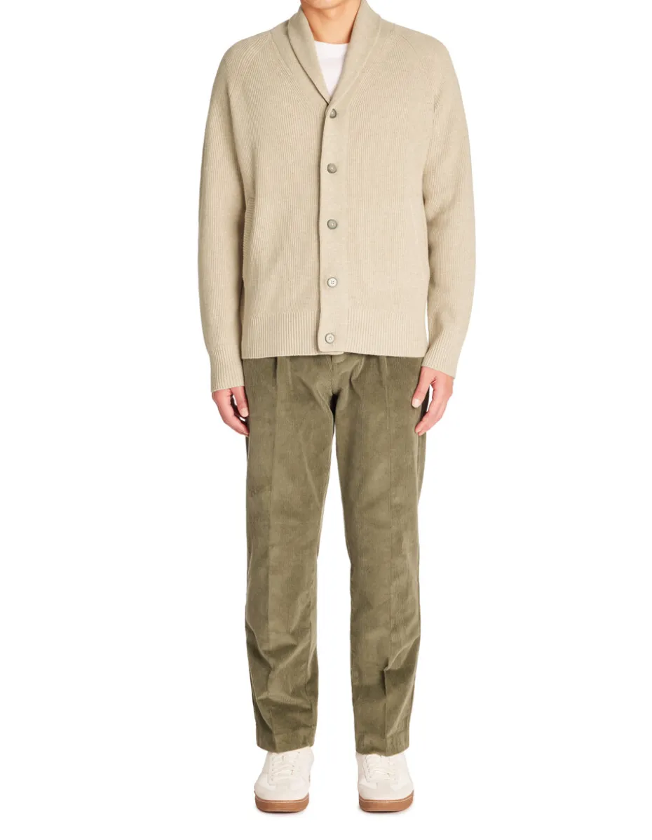 Fluwelen broek - kaki