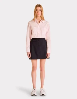 Groot katoenen shirt - roze